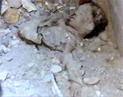 Dead Iraqi Child