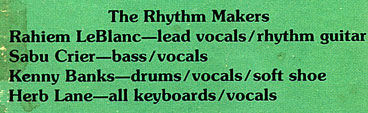 Rhythm Makers Line Up