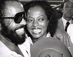 Berry Gordy and Diana Ross