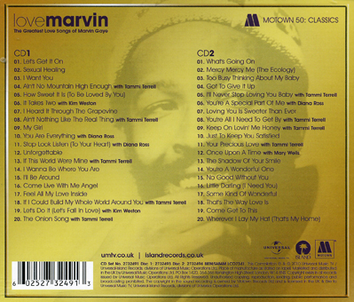 Marvin Gaye Rear CD Cvr
